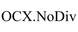 OCX.NODIV trademark
