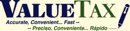 VALUETAX ACCURATE, CONVENIENT... FAST-- --PRECISO, CONVENIENTE... RÁPIDO trademark
