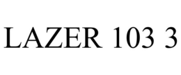 LAZER 103 3 trademark