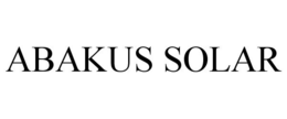 ABAKUS SOLAR trademark