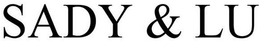 SADY & LU trademark