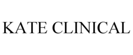 KATE CLINICAL trademark