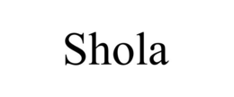 SHOLA trademark