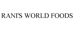 RANI'S WORLD FOODS trademark
