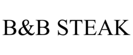 B&B STEAK trademark