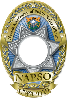 NEVADA ASSOCIATION OF PUBLIC SAFETY OFFICERS NAPSO CWA 9110 trademark
