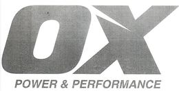 OX POWER & PERFORMANCE trademark