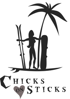 CHICKS ON STICKS trademark