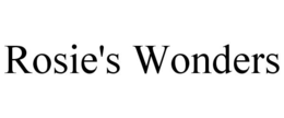 ROSIE'S WONDERS trademark