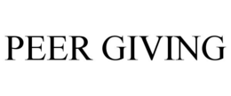 PEER GIVING trademark