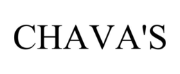 CHAVA'S trademark
