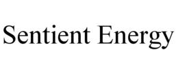 SENTIENT ENERGY trademark