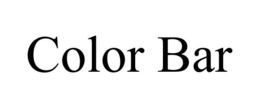 COLOR BAR trademark