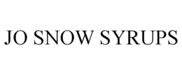 JO SNOW SYRUPS trademark