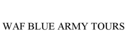 WAF BLUE ARMY TOURS trademark