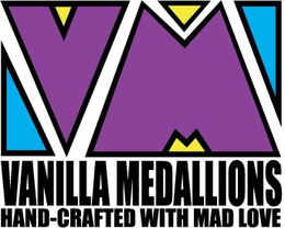 VM VANILLA MEDALLIONS HAND-CRAFTED WITH MAD LOVE trademark