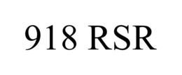 918 RSR trademark