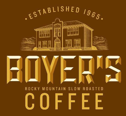 BOYER'S COFFEE · ROCKY MOUNTAIN SLOW ROASTED · ESTABLISHED 1965 trademark
