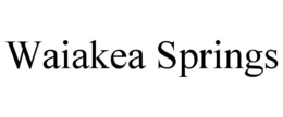 WAIAKEA SPRINGS trademark