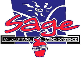 SAGE AN EXCEPTIONAL EATING EXPERIENCE WASHINGTON trademark