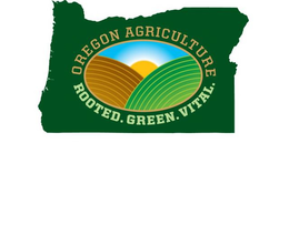 OREGON AGRICULTURE ROOTED. GREEN. VITAL. trademark
