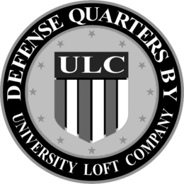 ULC DEFENSE QUARTERS BY UNIVERSITY LOFT COMPANY trademark