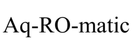 AQ-RO-MATIC trademark