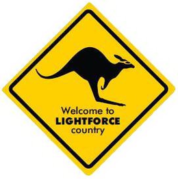 WELCOME TO LIGHTFORCE COUNTRY trademark