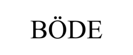 BÖDE trademark