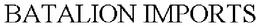 BATALION IMPORTS trademark
