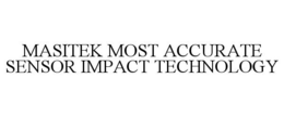 MASITEK MOST ACCURATE SENSOR IMPACT TECHNOLOGY trademark