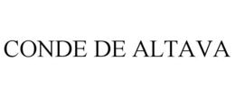 CONDE DE ALTAVA trademark