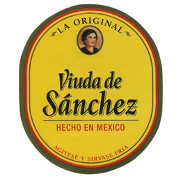VIUDA DE SÁNCHEZ LA ORIGINAL HECHO EN MEXICO AGITESE Y SIRVASE FRIA trademark