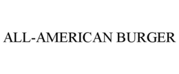 ALL-AMERICAN BURGER trademark