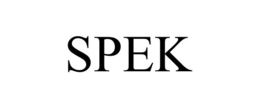 SPEK trademark