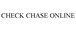 CHECK CHASE ONLINE trademark
