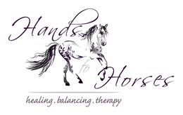 HANDS TO HORSES HEALING.BALANCING.THERAPY trademark