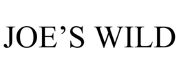 JOE'S WILD trademark