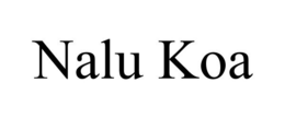 NALU KOA trademark