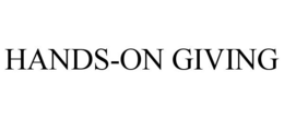 HANDS-ON GIVING trademark