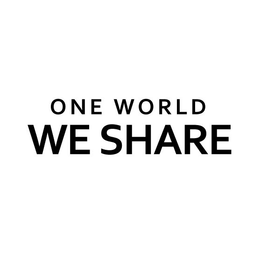 ONE WORLD WE SHARE trademark