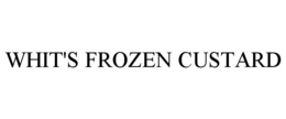 WHIT'S FROZEN CUSTARD trademark