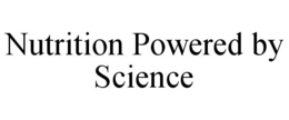 NUTRITION POWERED BY SCIENCE trademark