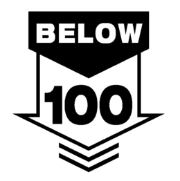 BELOW 100 trademark