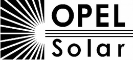 OPEL SOLAR trademark