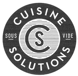 CS CUISINE SOLUTIONS SOUS VIDE trademark