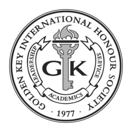 GK GOLDEN KEY INTERNATIONAL HONOR SOCIETY 1977 trademark
