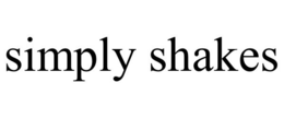 SIMPLY SHAKES trademark