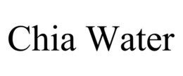 CHIA WATER trademark