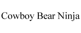 COWBOY BEAR NINJA trademark